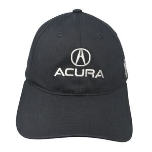 Acura Slideback Hat Black One Size Adjustable Embroidered Mungenast